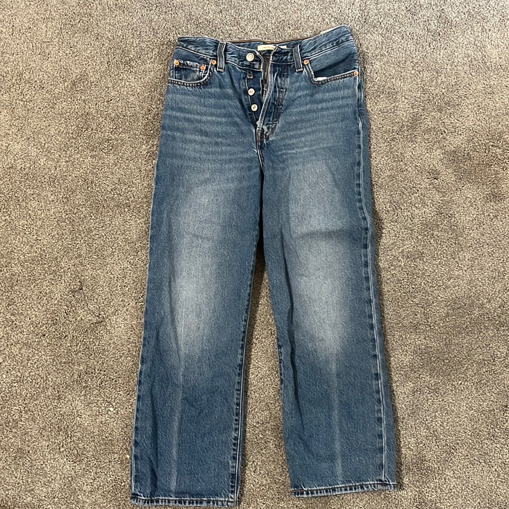 Levi Ribcage Straight Jeans Size 27